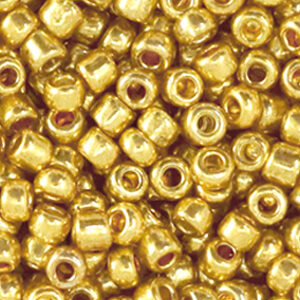 Metallic shine yellow gold 4mm