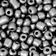 Metallic dark zilver 4mm