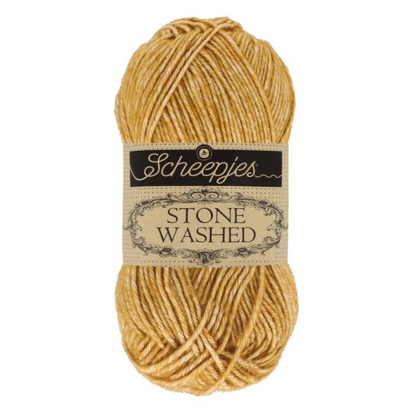 Stone washed 809 Yellow jasper