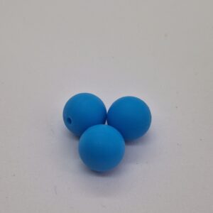 Siliconen kralen Blauw
