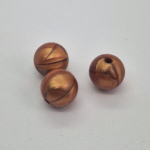 Siliconen kralen Brons