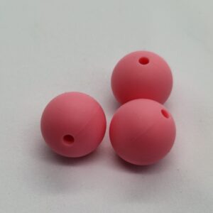 Siliconen kralen Licht roze