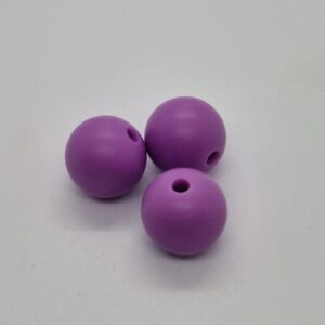 Siliconen kralen Paars