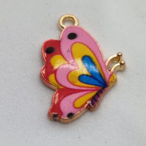 Vlinder met Roze/rood patroon