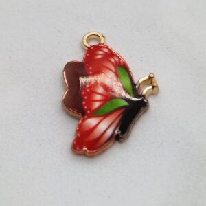 Vlinder met Rood/groen patroon