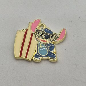 Bedel stitch met een surfplank