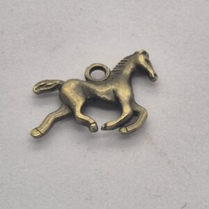 Bedel Rennend paard brons